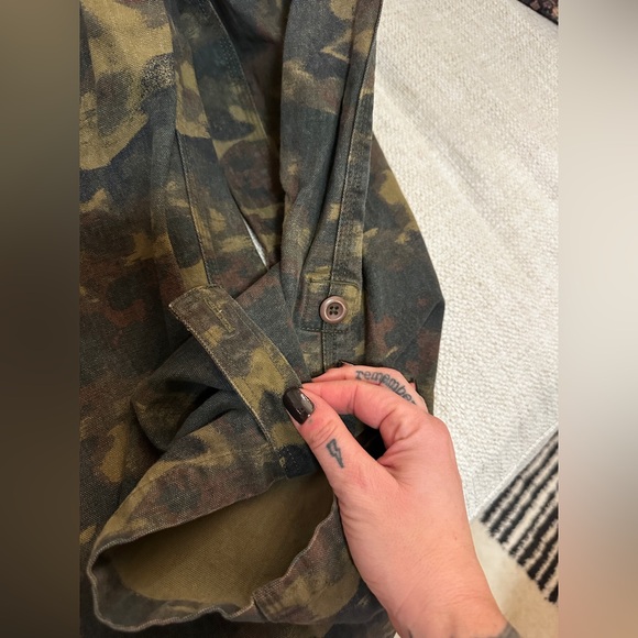 Free people Cleo camo chino pants size 6 - Picture 6 of 7